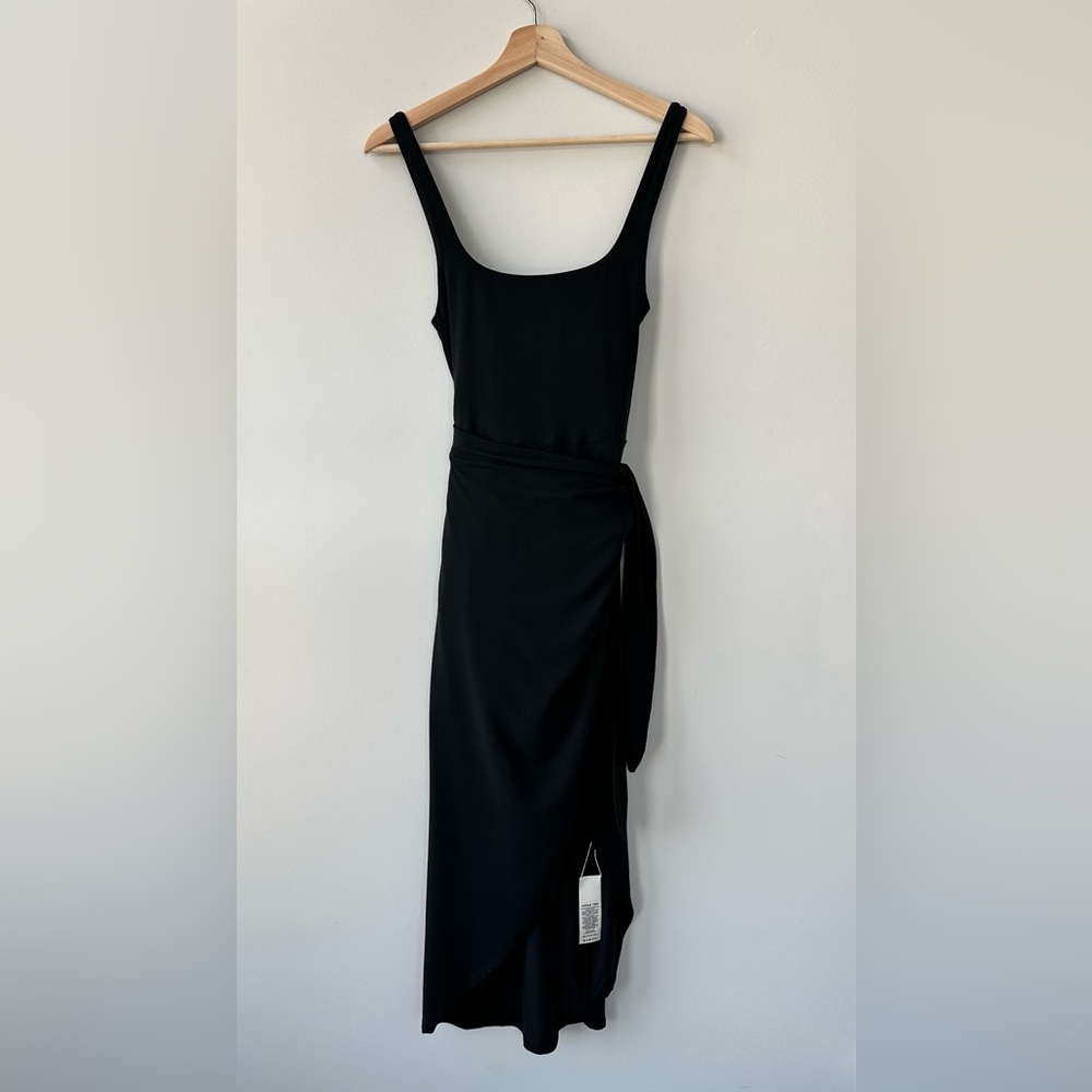 ARITZIA Wilfred Free Saturn Midi Dress (small, black)